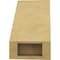 Ekena Millwork 5-inch W x 8-inch D x 8-inch H Ridgewood Rough Cedar Woodgrain TimberThane Knee Brace, Primed BRCUR05X08X08RIDRCPR - alternate 4